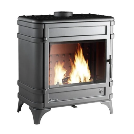Poêle à bois en fonte INVICTA Siam - Anthracite - 12 kW